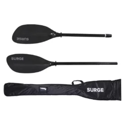 Surge Franklin 2 Piece Paddle – Carbon/Bent Shaft -Kayaks Store 2pce Whitewater Paddle Straight Shaft 1 1