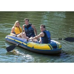 Intex Challenger Inflatable Boat 3 Person -Kayaks Store BCF 581940 05 hi res