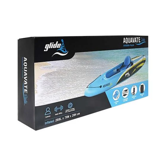 Glide Aquavate Solo Inflatable Kayak - 1P 3 Glide Aquavate Solo Inflatable Kayak - 1P