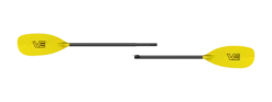 VE Explorer Glass Blade 2 Piece Glass Shaft -Kayaks Store VE paddles Creeker glass glass shaft yellow split