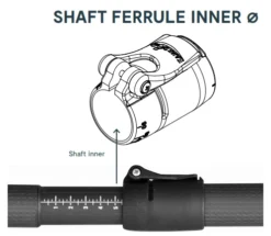 Kajak Sport Ferrule – Paddle Joiner -Kayaks Store inner diameter 1