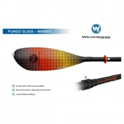 Wilderness Systems Pungo Glass 2pc Paddle -Kayaks Store wilderness systems pungo glass kayak paddle mango